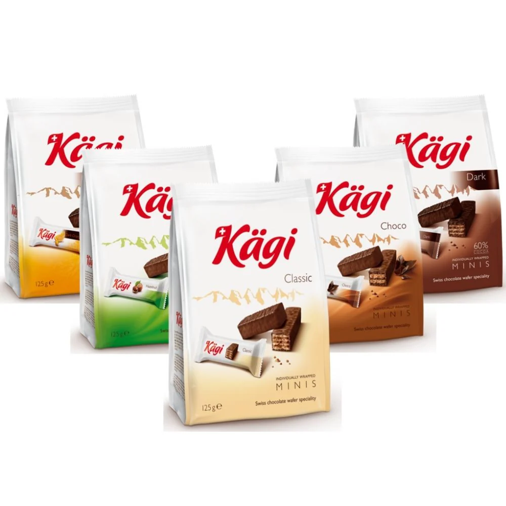 Choco wafer biscuits with Swiss chocolate 125g
