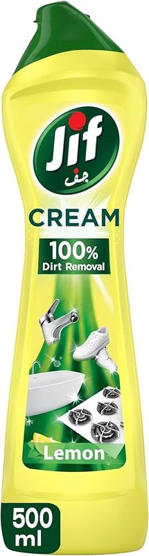 Cleaning cream with microcrystals lemon scent yellow 500ml