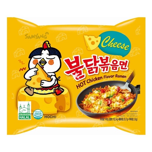 Cheese Buldak Ramen 140g pack of 5 pieces