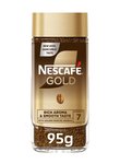 Golden instant coffee