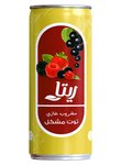Can of soft drink mixed berry flavor 240ml