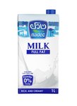 Long-life full cream plain milk 1 liter