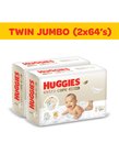 Extra Care baby diapers, newborn, size 2, 4-6 kg, 128 pieces (64×2) - gentle skin care, dermatologist approved