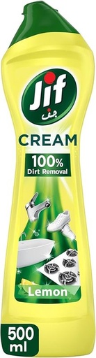 Cleaning cream with microcrystals lemon scent yellow 500ml