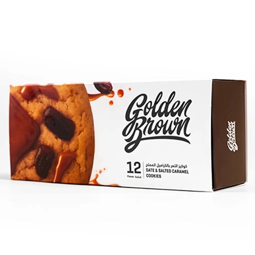كوكيز التمر والكراميل المملح جولدن براون