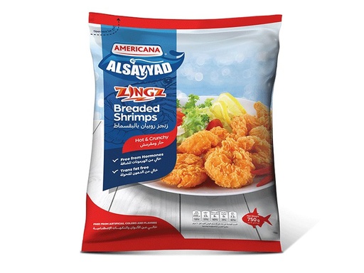 Americana Zingz Breaded Shrimps